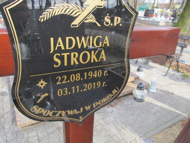 Grób Jadwiga  Stroka 