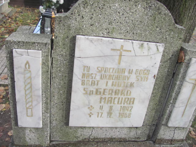 Gerard Macura 1942 Pszczyna Piasek - Grobonet - Wyszukiwarka osób pochowanych
