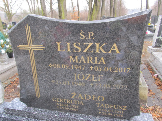 Maria Liszka 1947 Pszczyna Piasek - Grobonet - Wyszukiwarka osób pochowanych