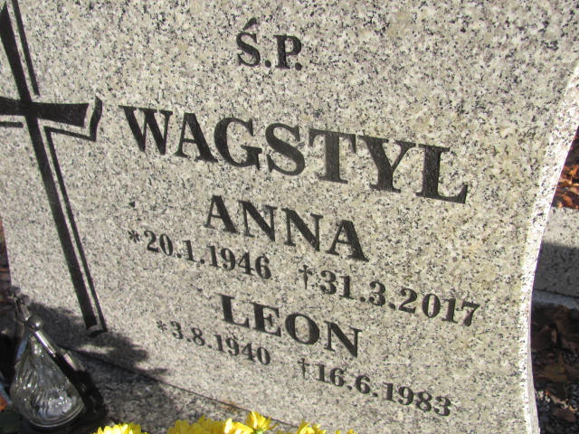 Anna Wagstyl 1946 Pszczyna Piasek - Grobonet - Wyszukiwarka osób pochowanych