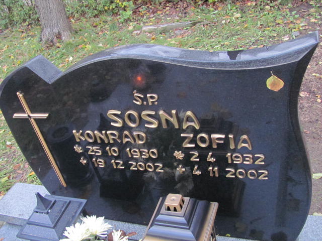 Zofia Sosna 1932 Pszczyna Piasek - Grobonet - Wyszukiwarka osób pochowanych