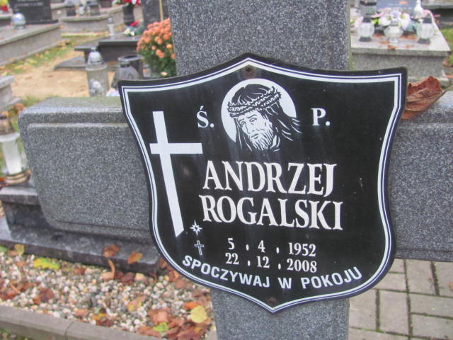 Andrzej Rogalski 1952 Pszczyna Piasek - Grobonet - Wyszukiwarka osób pochowanych