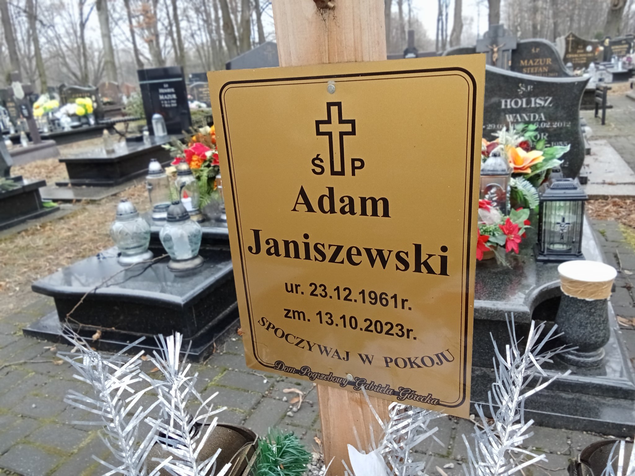 Adam Janiszewski 1961 Pszczyna Piasek - Grobonet - Wyszukiwarka osób pochowanych