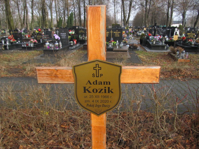Adam Kozik 1966 Pszczyna Piasek - Grobonet - Wyszukiwarka osób pochowanych