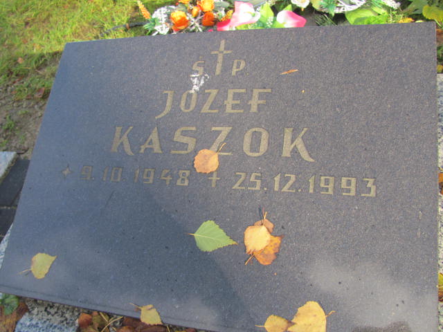 Józef Kaszok 1948 Pszczyna Piasek - Grobonet - Wyszukiwarka osób pochowanych